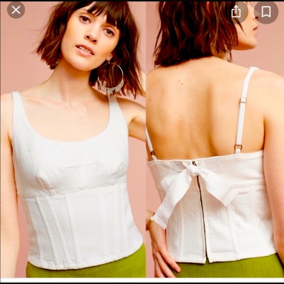 Anthropologie Tops - Maeve Corset Top Anthropologie Size 6